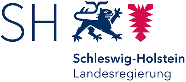Logo der Landesdachmarke 'Schleswig-Holstein. Landesregierung'
